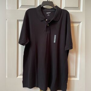 Men's Black Polo Shirt XXL